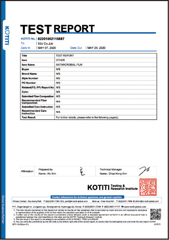 KOTITI TEST REPORT